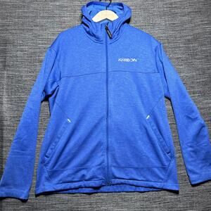 Karbon Hoodie Men's 2XL Blue Full Zip Outdoors